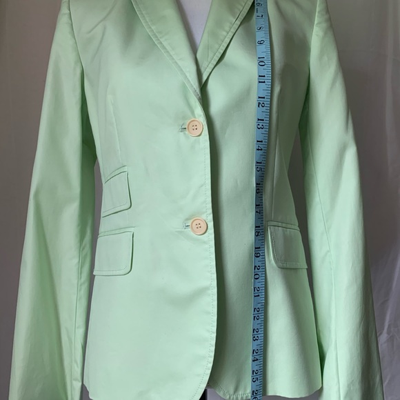 J.CREW Light Green Fully-Lined Blazer Size 6 - Picture 11 of 15